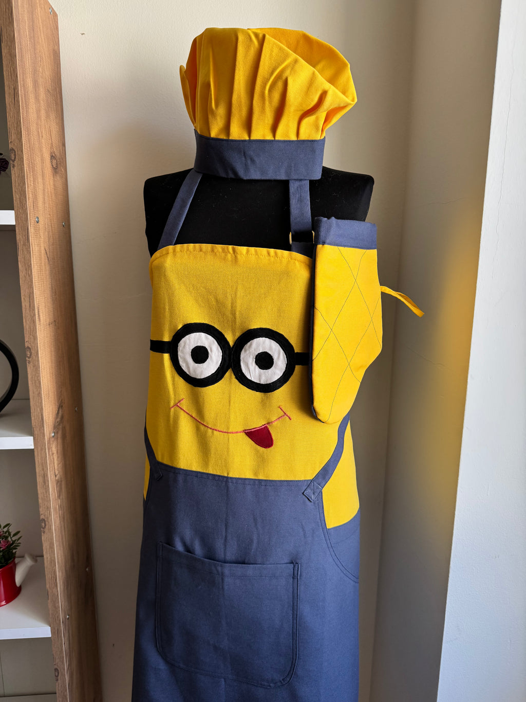 Minion Temalı Mutfak Önlüğü Seti