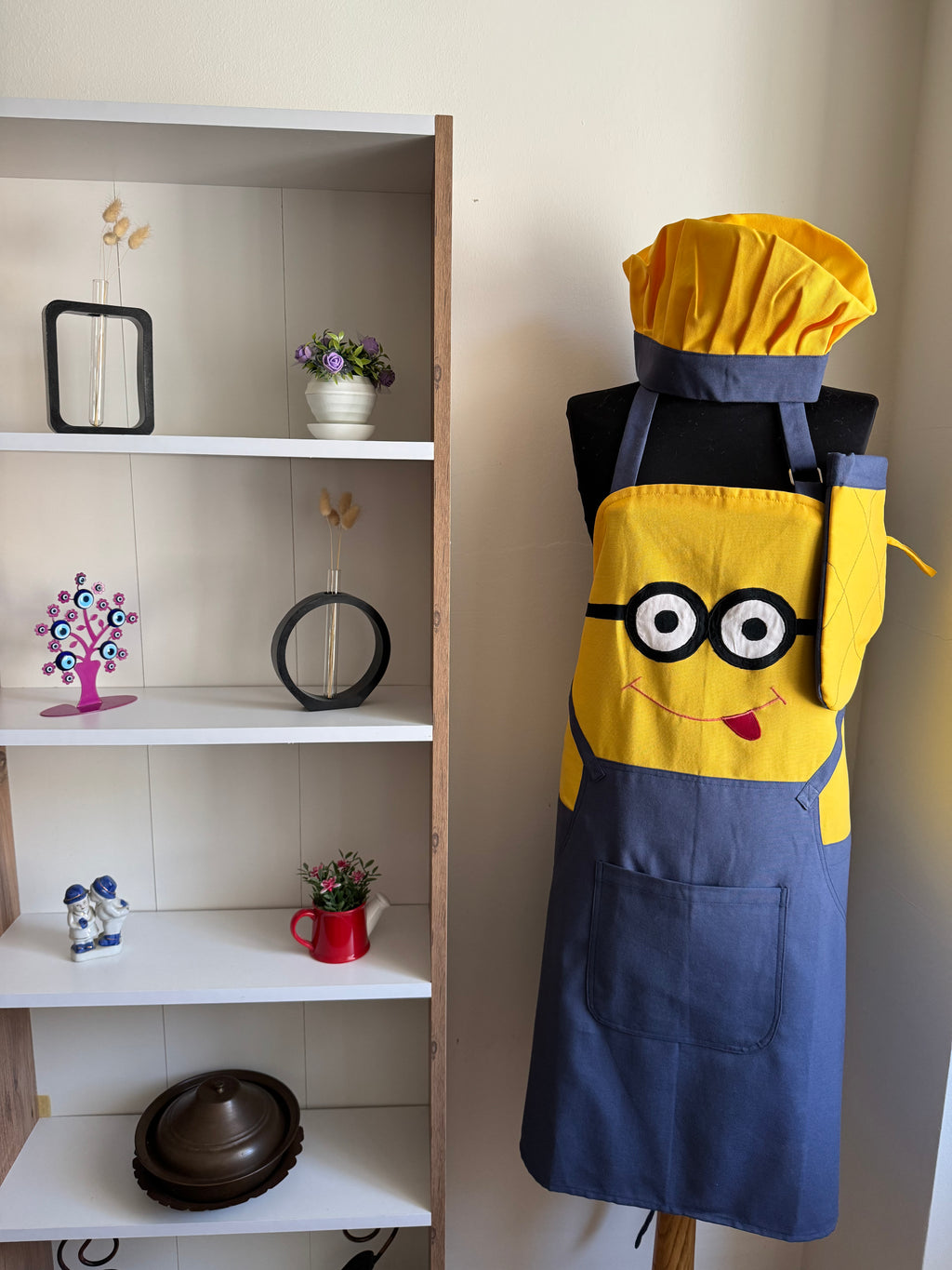 Minion Temalı Mutfak Önlüğü Seti