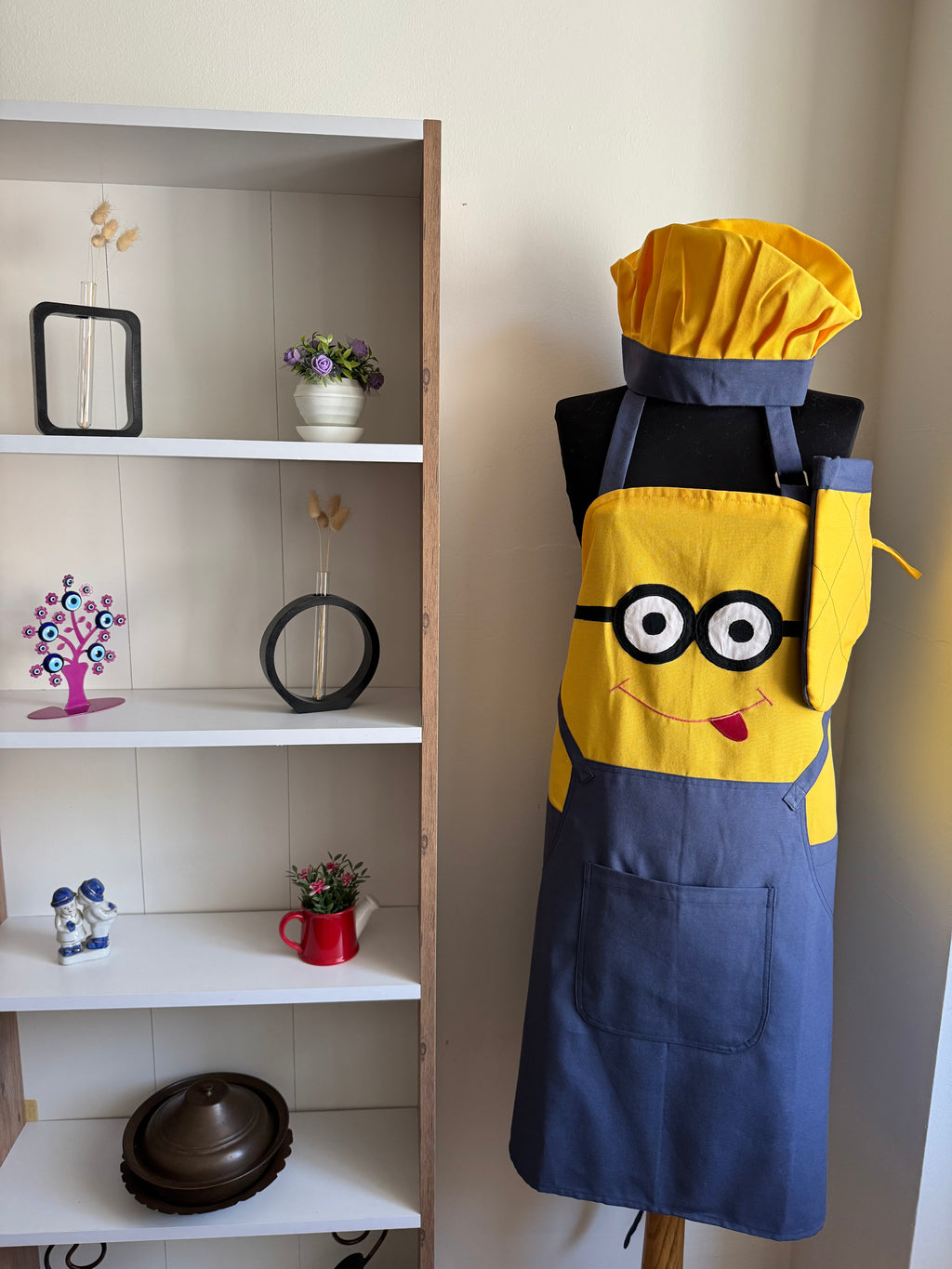 Minion Temalı Mutfak Önlüğü Seti