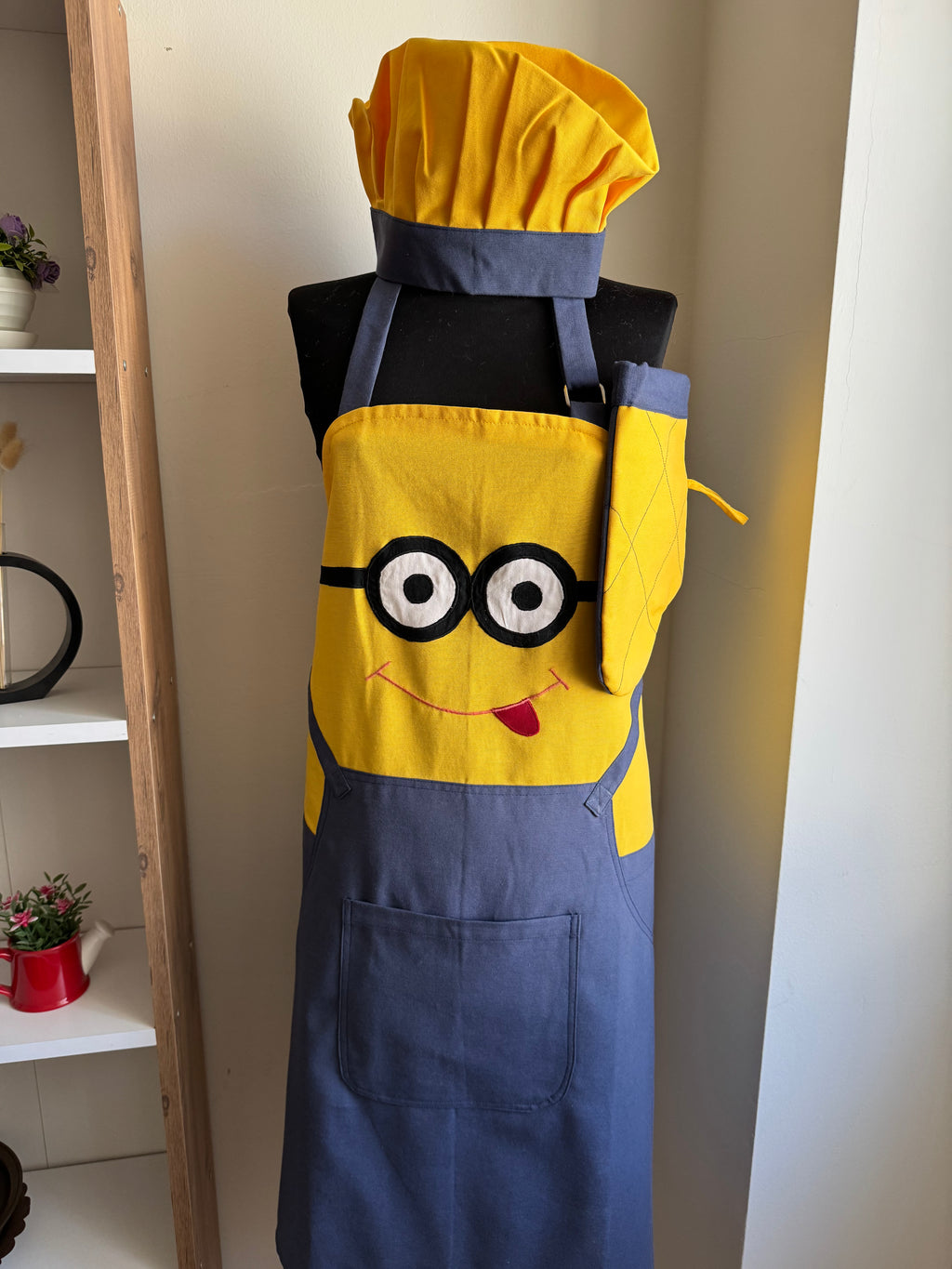 Minion Temalı Mutfak Önlüğü Seti