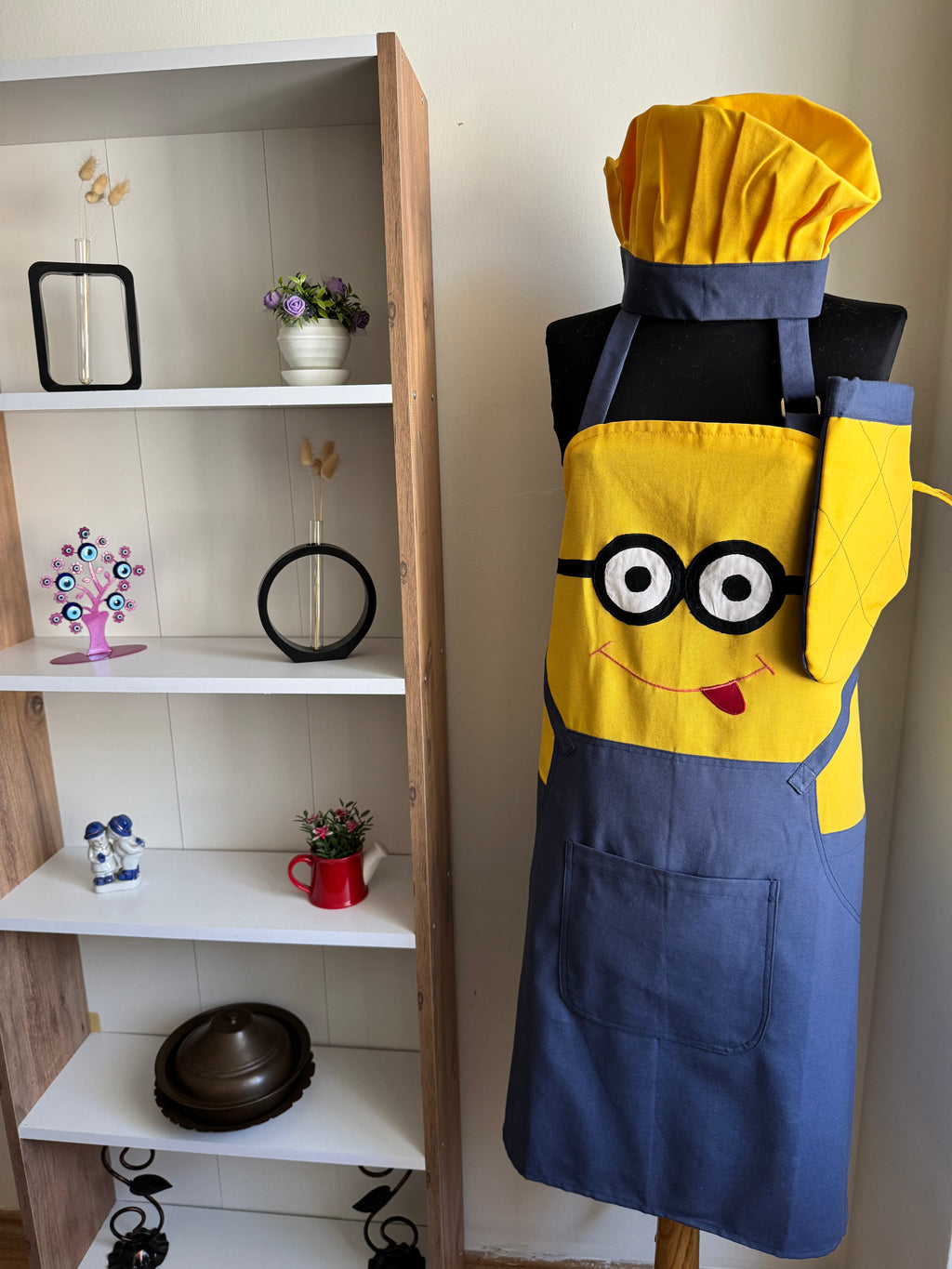 Minion Temalı Mutfak Önlüğü Seti