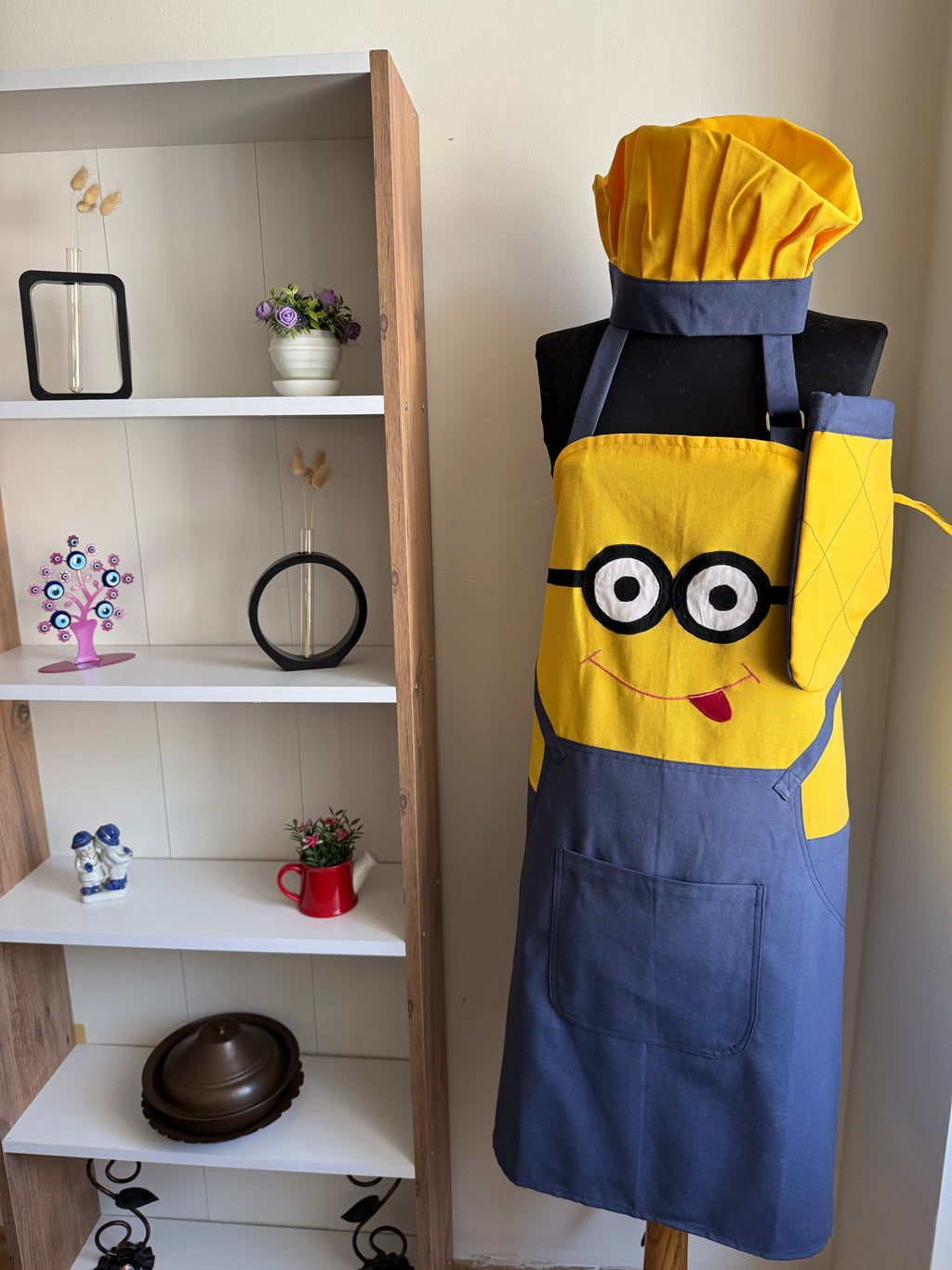 Minion Temalı Mutfak Önlüğü Seti