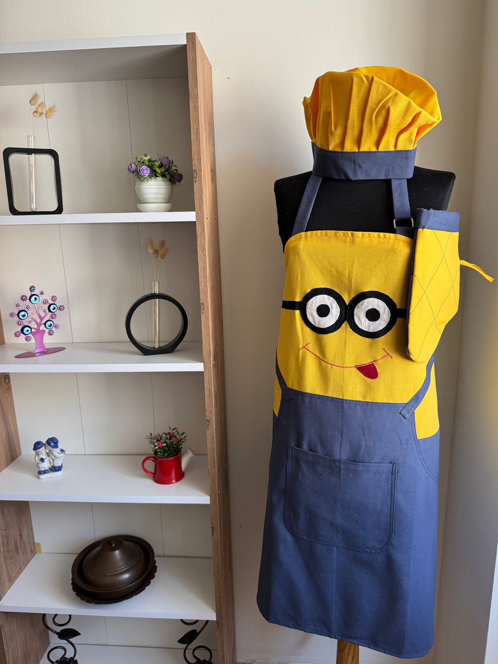 Minion Temalı Mutfak Önlüğü Seti