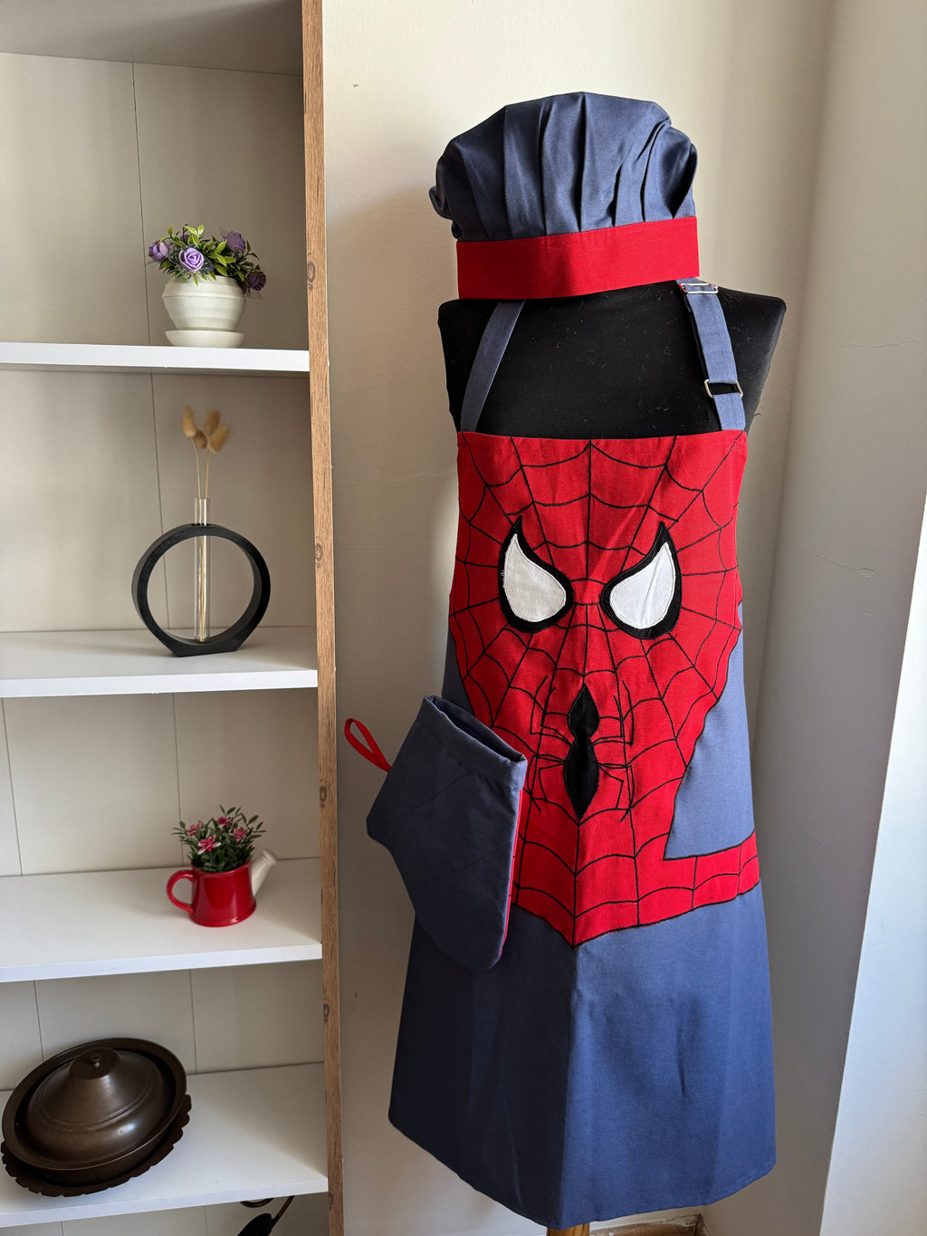 Örümcek Adam (Spiderman) Temalı Mutfak Önlüğü Seti