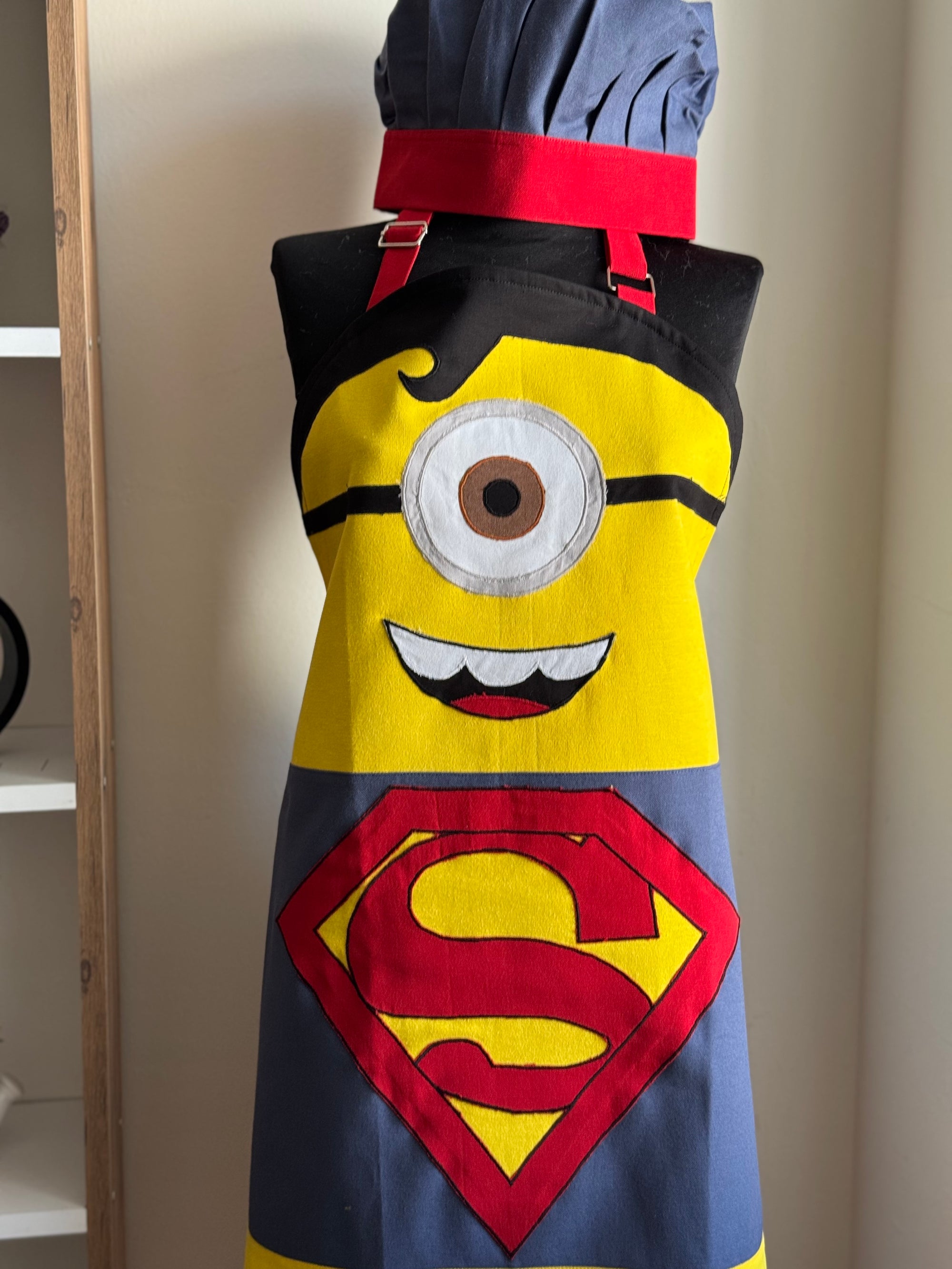 El Yapımı Süper Kahraman Minion Mutfak Önlüğü Seti