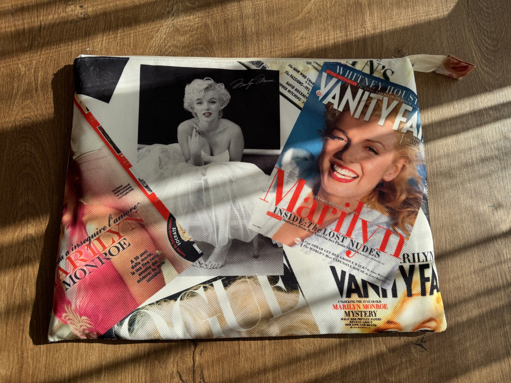 Vintage Marilyn Monroe Bilgisayar Çantası | İçi Astarlı & El Yapımı Korumalı Laptop Kılıfı