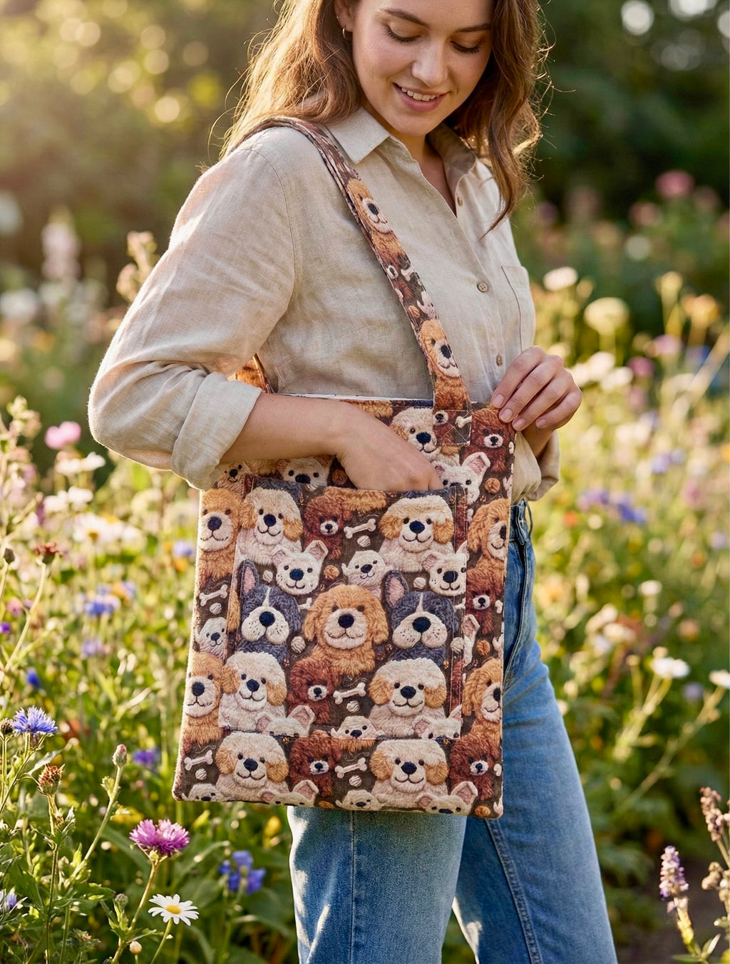 Pati Dostları Koleksiyonu: 3D Görünümlü ve Elyaf Dolgulu Omuz Çantası