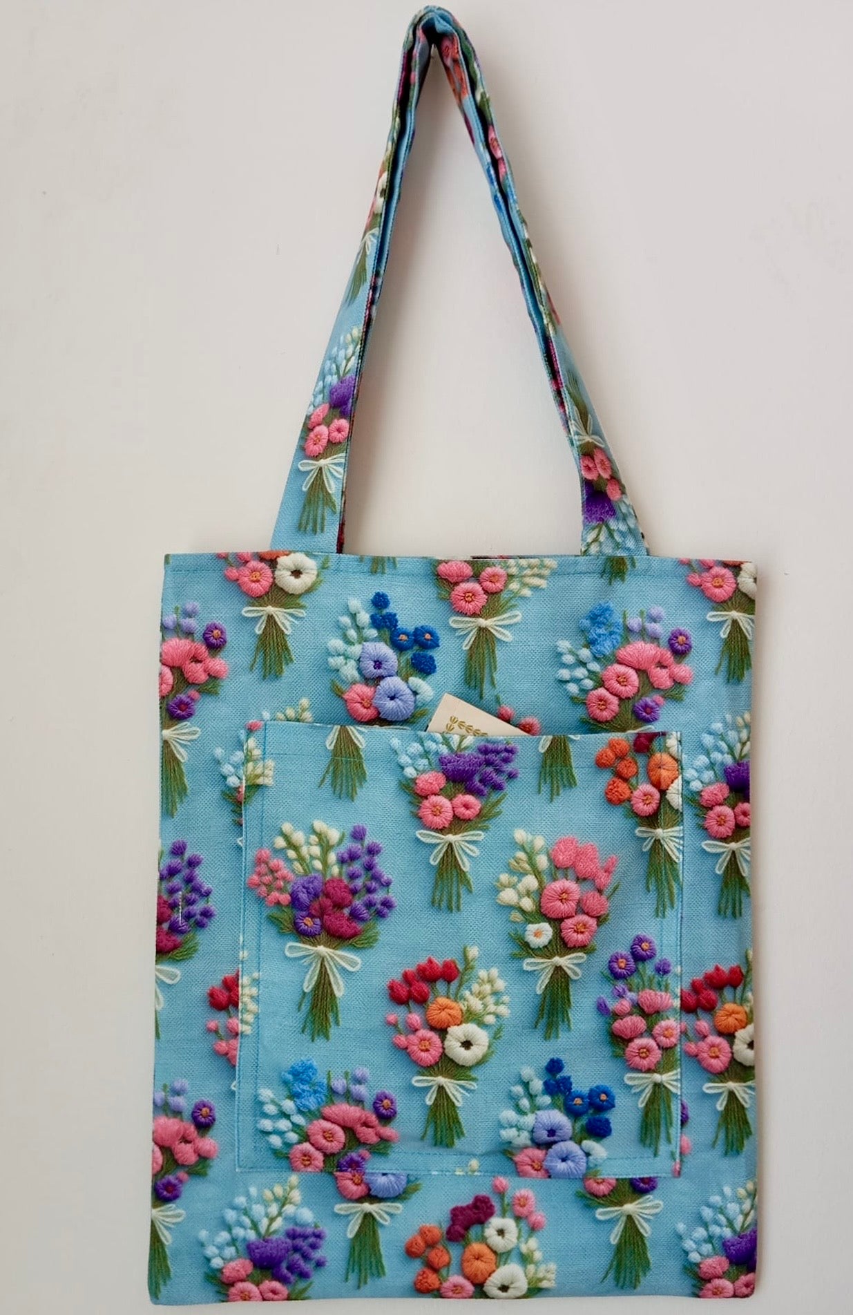 Sanatsal Avrupa Kolaj Desenli Cepli Bez Çanta | Tote Bag (Copy)